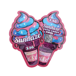 Laminated Reusable 28g Mylar <b>Bags</b> Holographic Artisanal Candy <b>Bag</b> Child-Proof 3.5g Mylar Candy <b>Bags</b> Custom Printed in Stock - Product Image 1