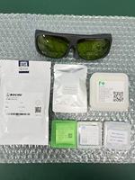 Miroir de protection laser DMK D18 * 2 D24.9 * 1.5 D37 * 7 Longueur d'onde 1064 QBH Capuchon de protection et lunettes de protection-Alimentation à guichet unique
