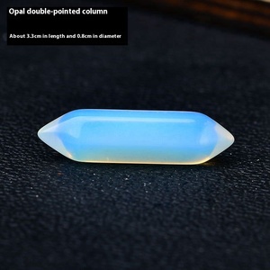 Colgante Hexagonal <span class=keywords><strong>de</strong></span> Doble Punta Hongzhuo, Cristal Natural en Bruto, Ojo <span class=keywords><strong>de</strong></span> Tigre, Cristal Rosa Tallado, Accesorios <span class=keywords><strong>de</strong></span> Joyería DIY con <span class=keywords><strong>Grabado</strong></span> - Product Image 6