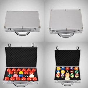 Étui à billes de billard en aluminium avec logo personnalisé, étui de rangement pour billes de billard, étui de transport portable antichoc pour les voyages - Product Image 1