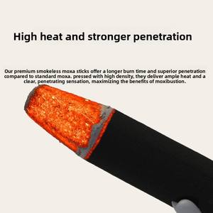 2025 Venda quente Pura Artemísia Moxabustão Vara Smokeless Comprimento Personalizado Massagem Corporal Personalizado Guiaitang - Product Image 4