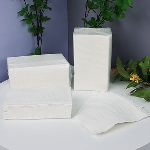 Mouchoirs en papier pour le visage en pulpe de bois vierge commerciale 3 plis personnalisés OEM pour les restaurants et les hôtels, échantillons gratuits fournis - Product Image 1