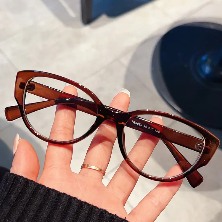Armação de óculos ópticos em forma de redonda, ideal para uso em fábrica, ideal para óculos de mão
