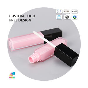 Tubes de gloss et d'huile à lèvres en plastique PETG avec logo personnalisé OEM, avec bouchon à vis recyclable, emballage cosmétique - Product Image 1