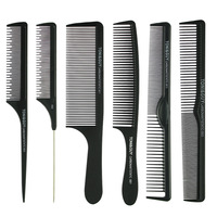 Sisir pengurai rambut, sisir Salon pemotong rambut, alat menata rambut