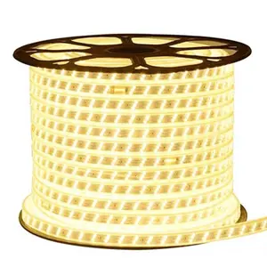 Grosir Smd5050 Lampu Led Strip Warna Fleksibel Dapat Diganti 50M 100M Rgb Tahan Air Luar Ruangan 110V/220V 14.4W Lampu Strip Led