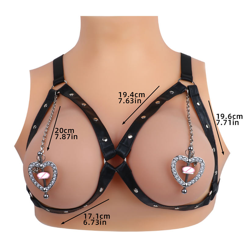 พร้อมสายโซ่หนัง-สีเงิน