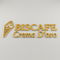 Signalétique personnalisée pour les cafés et les salons de thé, lettres en relief 3D rétroéclairées, enseigne extérieure lumineuse pour entreprises
