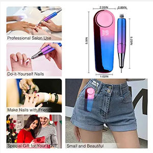 Polisseuse à <span class=keywords><strong>ongles</strong></span> Portable sans fil Rechargeable, lime à <span class=keywords><strong>ongles</strong></span> électrique acrylique - Product Image 6