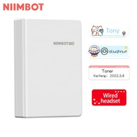 Imprimante d'étiquettes à transfert thermique NIIMBOT B18 avec ruban rouge bleu blanc vert noir 15 mm Mini imprimante d'étiquettes