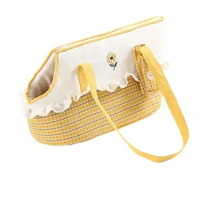 Sac pour chat automne sac à dos pour animaux de compagnie petit chien sortie courte polaire chaud confortable Stress Portable sacs fourre-tout