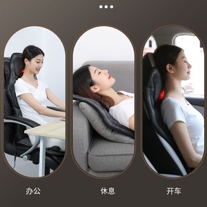 Premium 24V Car Massage Cushion With Heat And Infrared Neck Waist Relief For Truck Drivers Home Use - Product Image 3