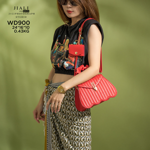 Jiali QAZA New Arrival 2026 Designer Women <strong>Purses</strong> and Handbags Crossbody Bag Pu <strong>Leather</strong> Fashion <strong>Red</strong> Customize Handbags - Product Image 6