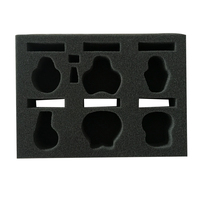 Insert en mousse EVA à cellules fermées personnalisé, matériau de protection et de rembourrage pour emballage de boîte à outils, insert en éponge pour boîte à outils