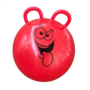 BSCI审计厂38厘米红色充气聚氯乙烯材料柔软稳定的跳跃漏斗球