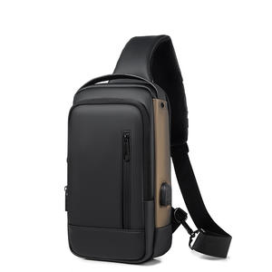 Nuova borsa da <span class=keywords><strong>uomo</strong></span> impermeabile da moto borsa a tracolla sportiva a tracolla antifurto con Logo personalizzato stampa a tracolla - Product Image 3