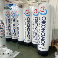 Pilier gonflable de tube de colonne gonflable scellé par air de vessie de TPU pour la publicité d'intérieur et extérieure
