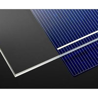 Puerta y Ventanas Solares de Vidrio Templado Laminado Fotovoltaico, Material Fotovoltaico, Vidrio Solar de Alta Transmitancia
