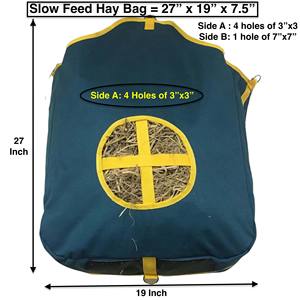 Échantillon gratuit Sacs à balles de grande capacité très résistants pour foin, filet rond pour alimentation lente, tricotés, grands sacs à foin pour chevaux, bétail - Product Image 4