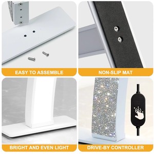 Demi Lune U Forme Nail Art Beauté Luminaire Bureau Lampe À Ongles Extensions De Cils Tatouage Salon De Beauté LED Lampe De Table À Ongles - Product Image 5