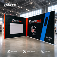 Lancement de produits TIANYU : Mur en tissu personnalisé avec impression par transfert thermique, cadre en aluminium durable, couleurs vives, affichage pour événements