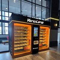 Onbemande Supermarkt Verse Voedselkast Automatische Automaat Mobiele Telefoon Scan Code Technologie Gekoeld Vlees Groente