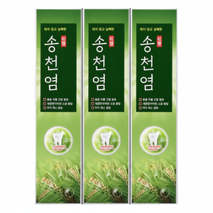 MedianSongcheon dentifricio alle erbe 120G Volume 3 pezzi Set denti sensibili Formula per alberghi per bambini - Product Image 1