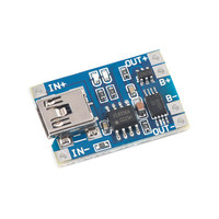 Módulo de carga de batería de litio MICRO/MINI/tipo-c 1A, protección de carga USB, dos en uno, TP4056
