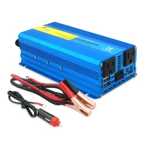 1kw 12v/24v/48v/60v to 220v/110v dc to ac inverter for solar system and home RV camping