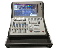 Console DMX 512 Sharpy Beam Moving Lights Console Titan Tiger Touch V17 V18 Contrôleur de gradation d'éclairage avec Flightcase