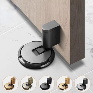 Tope de puerta mecánico de alta resistencia, soporte de puerta ajustable, adhesivo sin perforaciones, herrajes para puertas de muebles - Product Image 2
