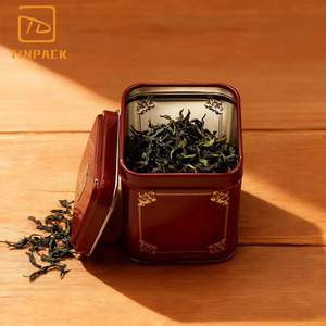 Square <strong>Tin</strong> Can Packaging for <strong>Tea</strong> Loose <strong>Tea</strong> Storage <strong>Tin</strong> Can Wholesales Matcha <strong>Tea</strong> <strong>Caddy</strong> <strong>Tins</strong> - Product Image 4