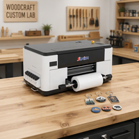 Printer UV DTF dengan Sistem Pengaduk Tinta Putih untuk Kaca, Logam, Kulit, Plastik untuk Toko Percetakan Pesanan dalam Jumlah Kecil