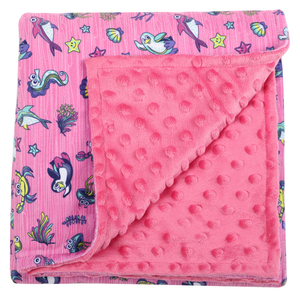 Coperte Morbide in Peluche con Retro a Pois per Neonati e Bambini Unisex, Coperta Minky per Bebè - Product Image 6