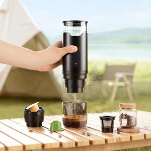 Nuova <span class=keywords><strong>Macchina</strong></span> per <span class=keywords><strong>Caffè</strong></span> Espresso Portatile Compatibile con <span class=keywords><strong>Caffè</strong></span> Macinato e <span class=keywords><strong>Capsule</strong></span> Piccole Portafiltro da 51mm - Product Image 1