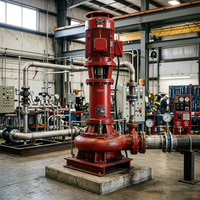 Ensemble de pompe à eau verticale à turbine stationnaire pour puits profond à axe long, pour l'alimentation en eau des hydrants d'incendie