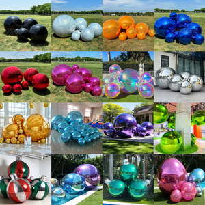 Esferas de Espejo Inflables Personalizadas, Bola Brillante Inflable, Globo Grande de PVC, Esfera de Espejo Cromada Inflable para Decoración de Bodas y Fiestas Navideñas - Product Image 6