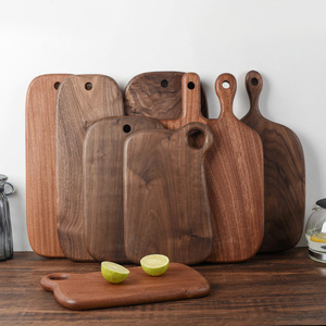 Planche à découper en noyer noir d'Amérique du Nord, outil de cuisine réversible en bois dur de haute qualité, durable, pour les chefs professionnels - Product Image 6