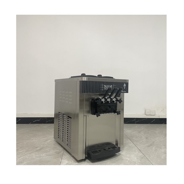 Professional Commercial Automatic Ice Cream Machine Maker 3 Flavor Soft Serve Ice Cream Machine