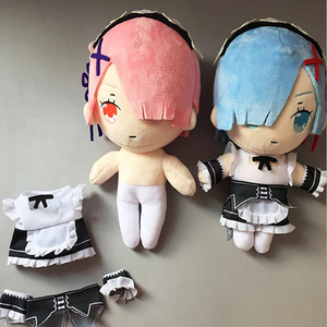 Peluche Anime Re:Zero - Starting Life in Another World, 20CM, <span class=keywords><strong>Rem</strong></span> e Ram, Bambola Morbida e Carina - Product Image 6