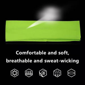 عصابات رأس مرنة مطرزة مخصصة بالجملة من المصنع، مصنوعة من البوليستر لليوغا واللياقة البدنية والسبا وعيد الميلاد، مناسبة لغسل الوجه للنساء - Product Image 3