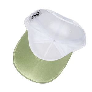 5 Panel Baseball Hut Satin Seide Material 100% Polyester Anpassen Logos Marke Inside <span class=keywords><strong>Label</strong></span> Adjust Snapback Hut - Product Image 5