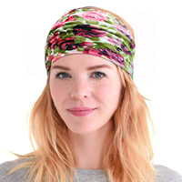 Bandeau de cheveux élastique super large pour femmes, bohème, européen, américain, sport, yoga, accessoires pour cheveux, bandeau absorbant la sueur