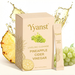 OEM Pineapple Cider Vinegar Liquid Sticks Natural Cleanse Support Dietary Supplement 450mL - Product Image 1