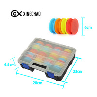 Ensemble de bobines de pêche en EVA multicolores avec logo personnalisé, étui de rangement portable pour matériel de pêche avec poignée renforcée