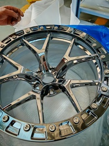 Ruedas SHIN Forjadas con Triple Cromado FI-R Beadlock para M3 M4 G80 G82 <span class=keywords><strong>M8</strong></span> Mustang GT AUDI <span class=keywords><strong>RS7</strong></span> RSQ8 Mercedes AMG Chevrolet Corvette Z06 - Product Image 3