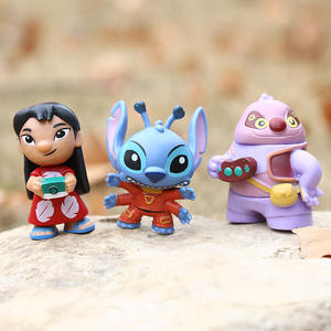 12 punti pz/set di Lilo Action Figure Anime Cartoon modello giocattoli versione carina decorazione torta bambola ornamenti - Product Image 6