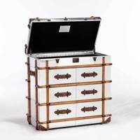 Armoire en aluminium moderne et durable pour salon, hôtel, bar, bureau, décoration de la maison, meubles avec 3 tiroirs