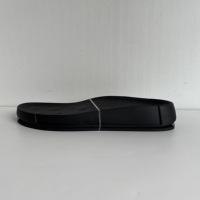Semelles de sandales compensées en PU à talon haut pour femmes, fabrication de chaussures, logo personnalisé OEM, légères, antidérapantes, durables