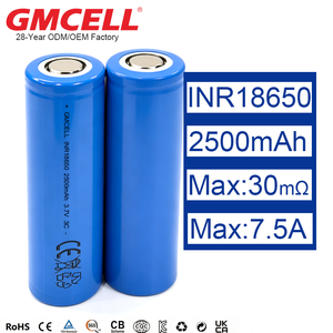Vente en gros de batteries 3C 18650 2500mAh 3.7V au lithium pour jouets et packs de batteries - Product Image 1